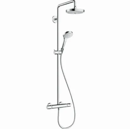 Душова система Hansgrohe Croma Select S 180 2jet з термостатом білий/хром (27253400)